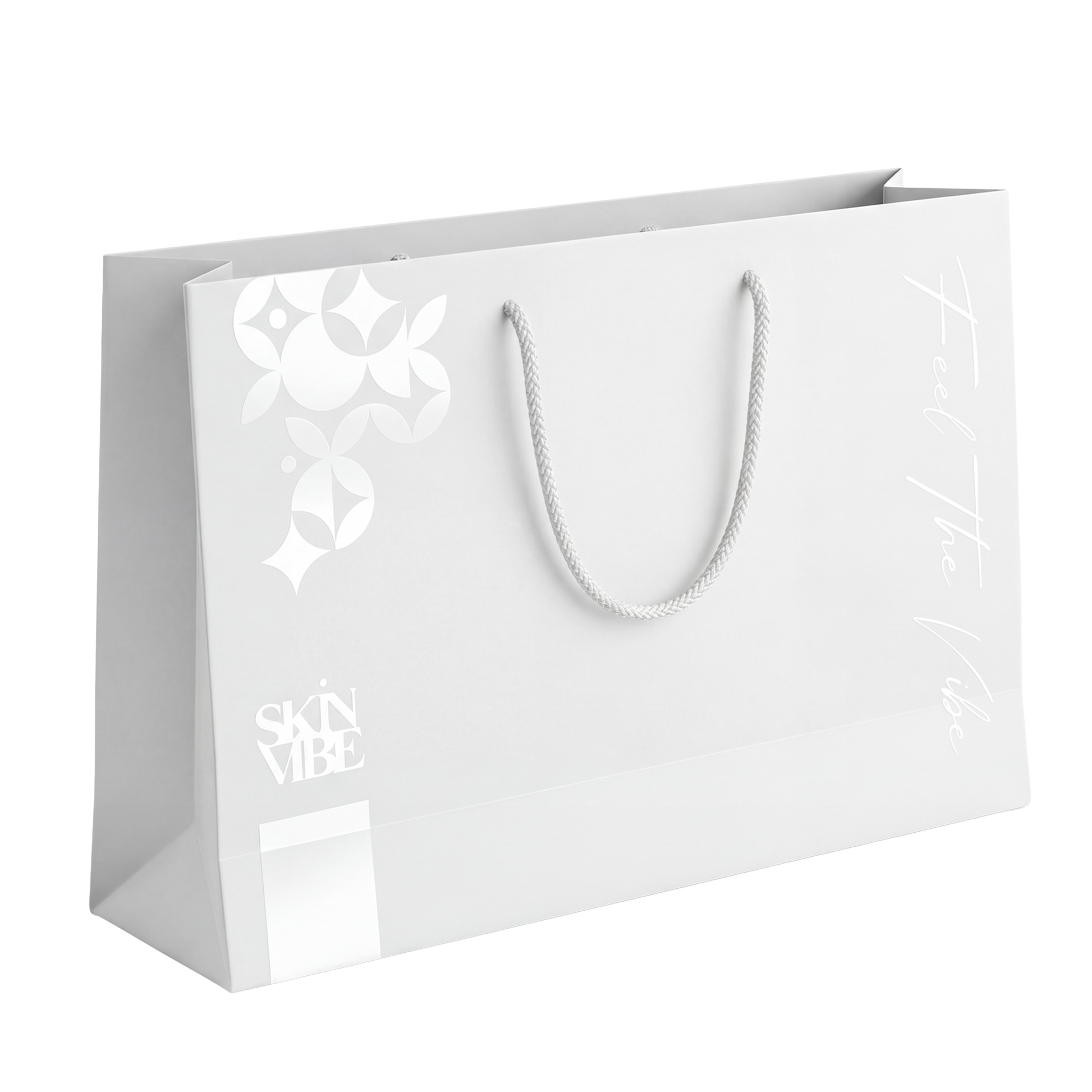 Torba prezentowa SkinVibe biała