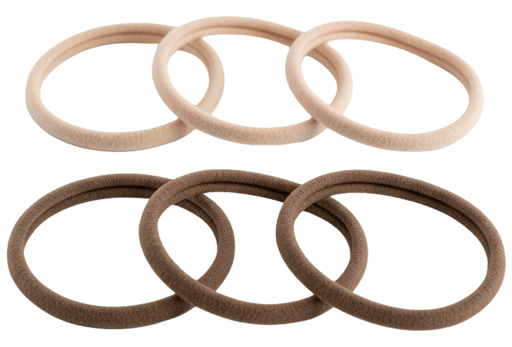 Hair elastics (6 pieces)