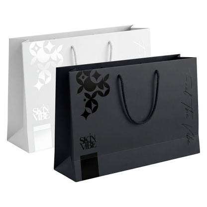 Torba prezentowa SkinVibe czarna i biała
